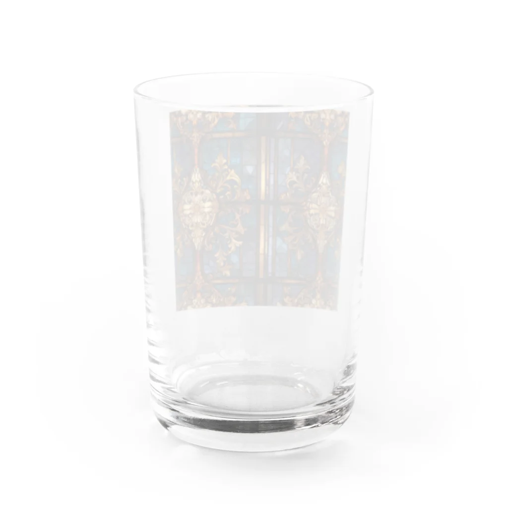 ganeshaのバロック調エレガンスステンドグラス Water Glass :back