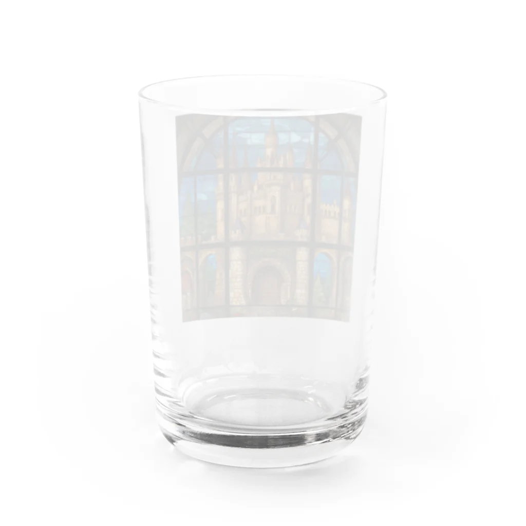 ganeshaの北米の湖のステンドグラス Water Glass :back