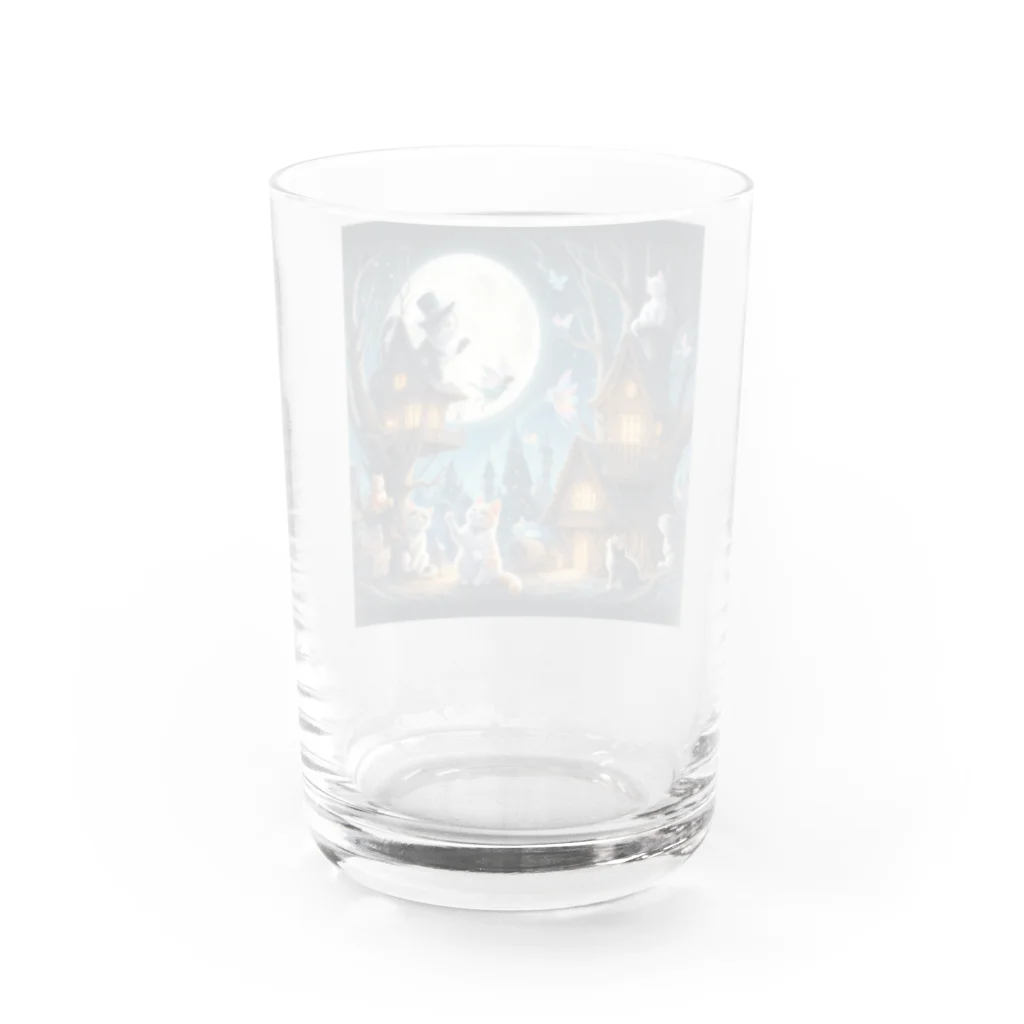 JAMnano1837の猫と妖精の暮らす世界 Water Glass :back