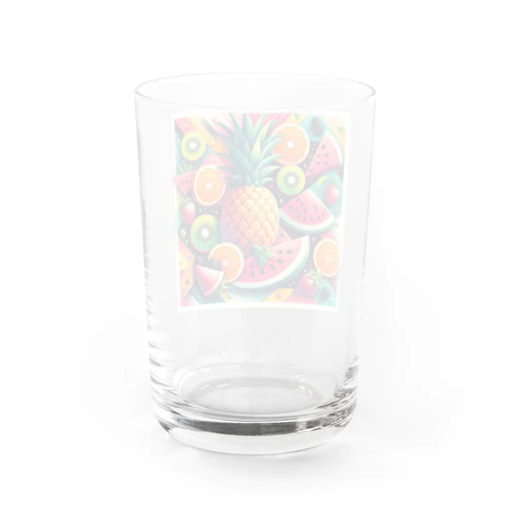 ふぃーちゃーのとろぴかる Water Glass :back