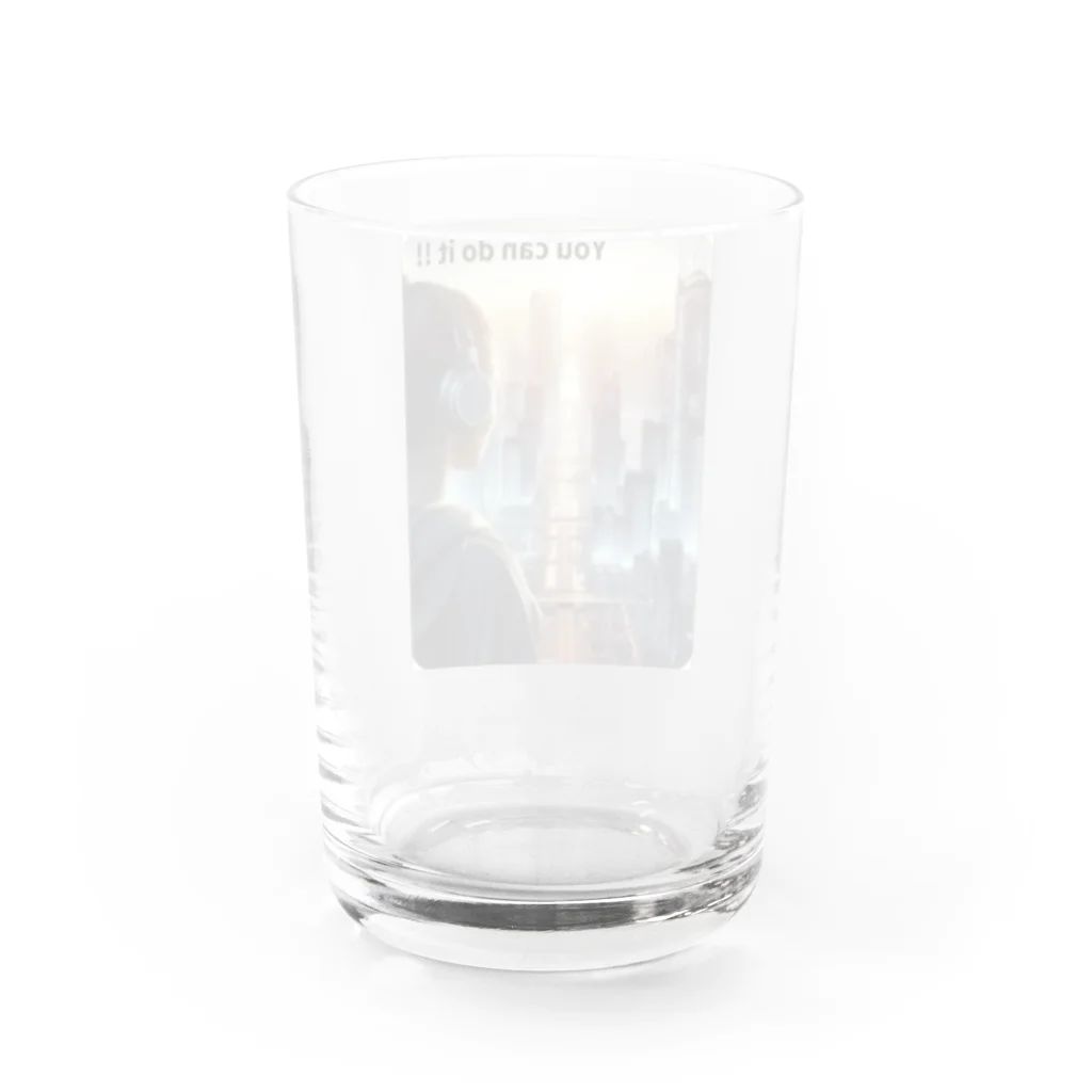 ERISAのYou can do it Water Glass :back