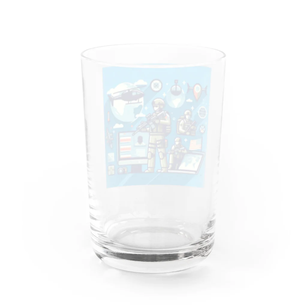 Ｒ WORKSの特殊部隊 Water Glass :back