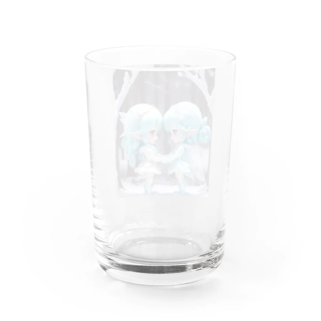 Mars Model Agencyのいつも一緒だよ　氷の妖精たち Water Glass :back