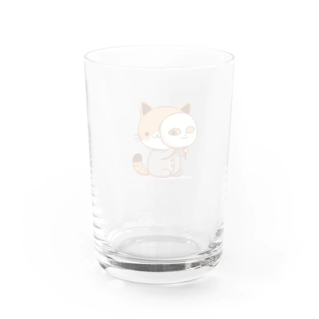 K'ramaの猫の仮面 Water Glass :back