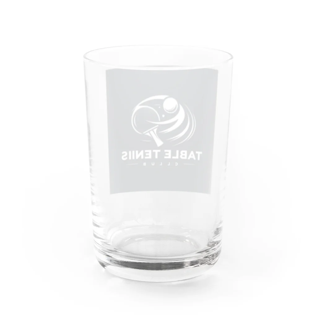 wankoyの卓球部 Water Glass :back