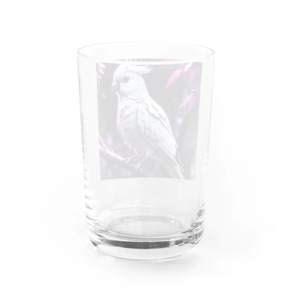 インコグッズのオカメインコ Water Glass :back