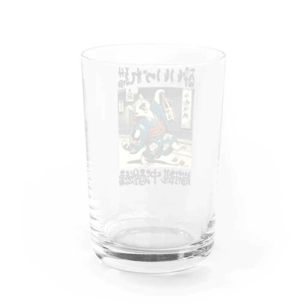 iroironの酔いどれ猫 Water Glass :back