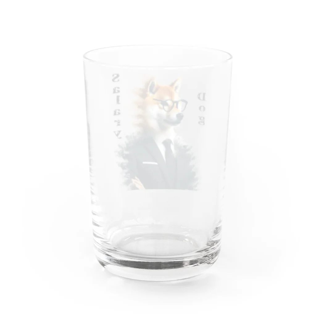 mattyannsanの仕事　犬 Water Glass :back