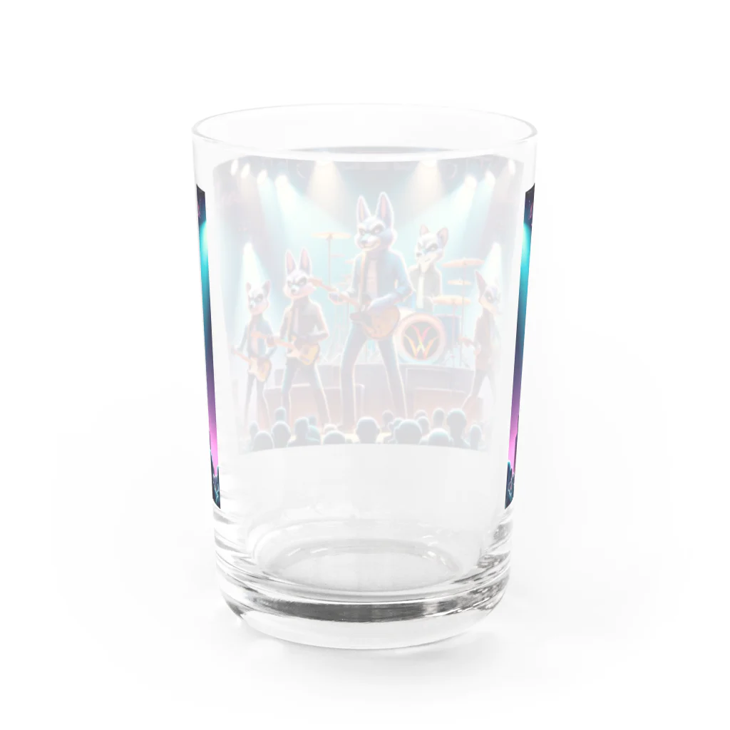 ANIMAL HEROES -musical band-のワイルドロックフェスタ - ダンシングアニマルズ Water Glass :back