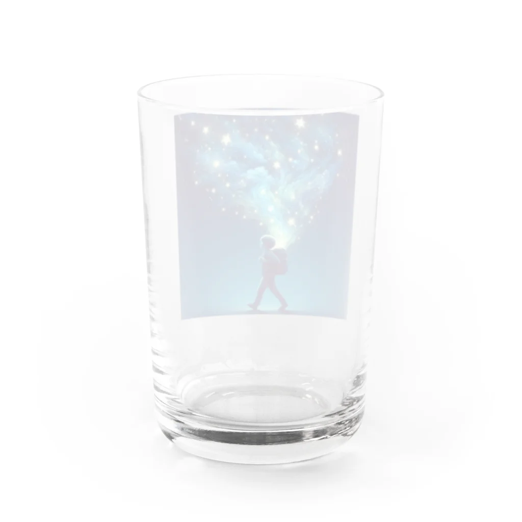 kok&foreverの星空を運ぶ夢想家 Water Glass :back