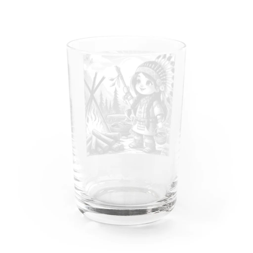 リトルアドラのリトルアドラ Water Glass :back