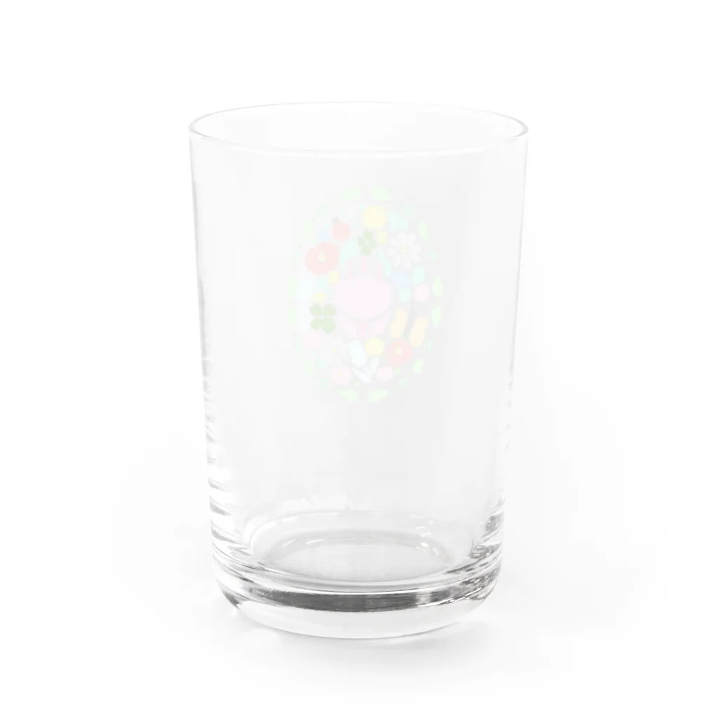 ぴろりのスケッチブックのお花-はる- Water Glass :back