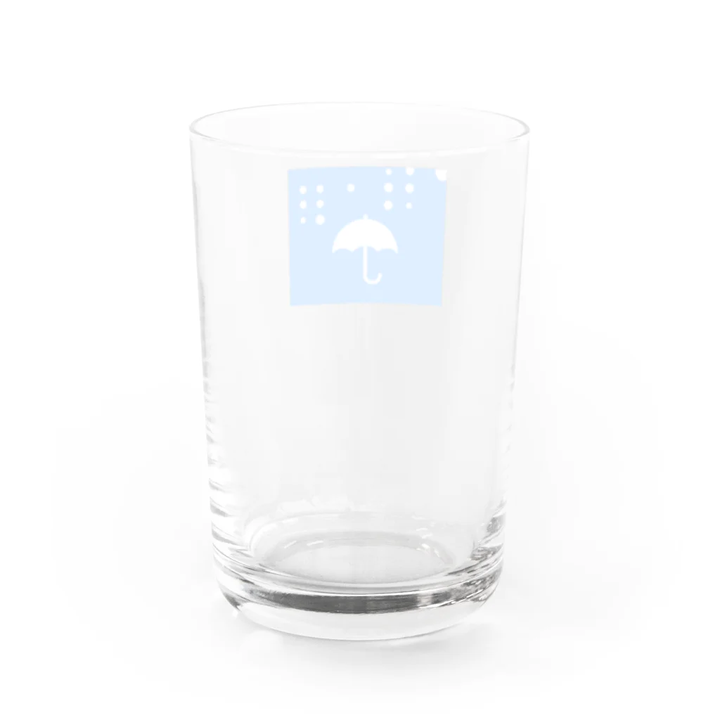 とろの雨傘 Water Glass :back