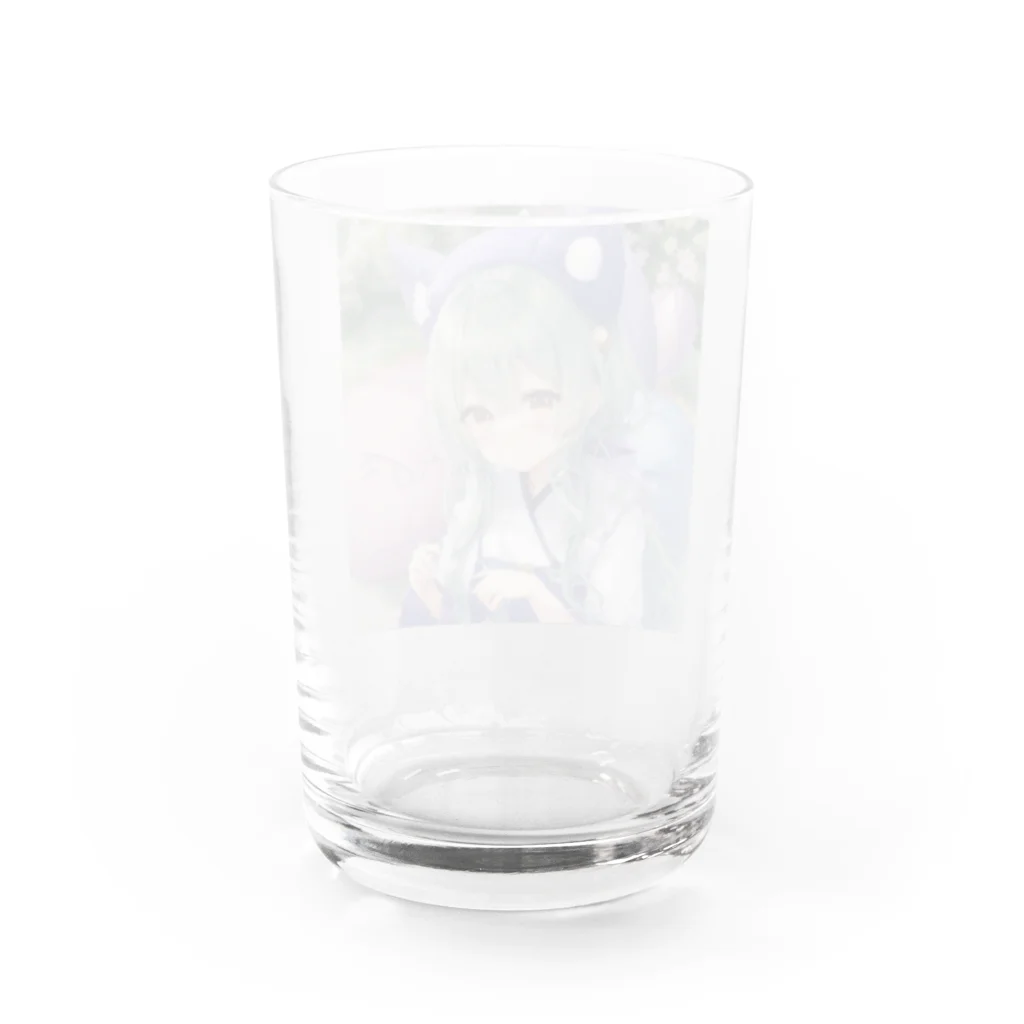 いよさんの楓ちゃん (kaede) Water Glass :back