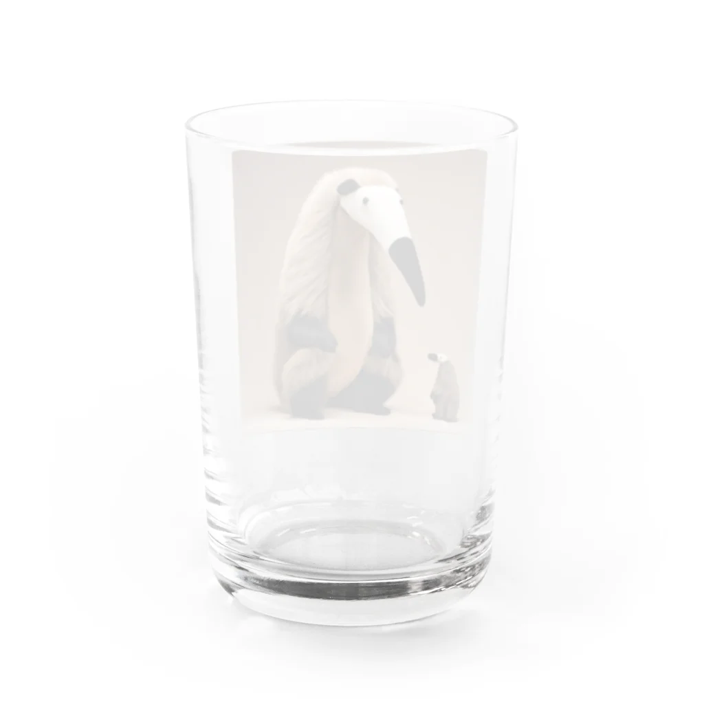 Steampunk Creations屋のぬいぐるみオオアリクイ Water Glass :back