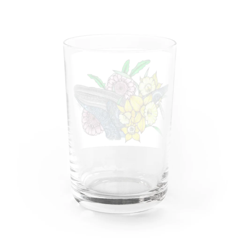 曼荼羅屋の海の母 Water Glass :back