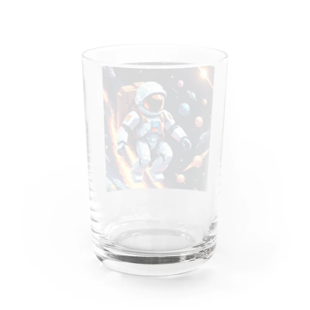 kawadai_の宇宙を旅している勇者 Water Glass :back