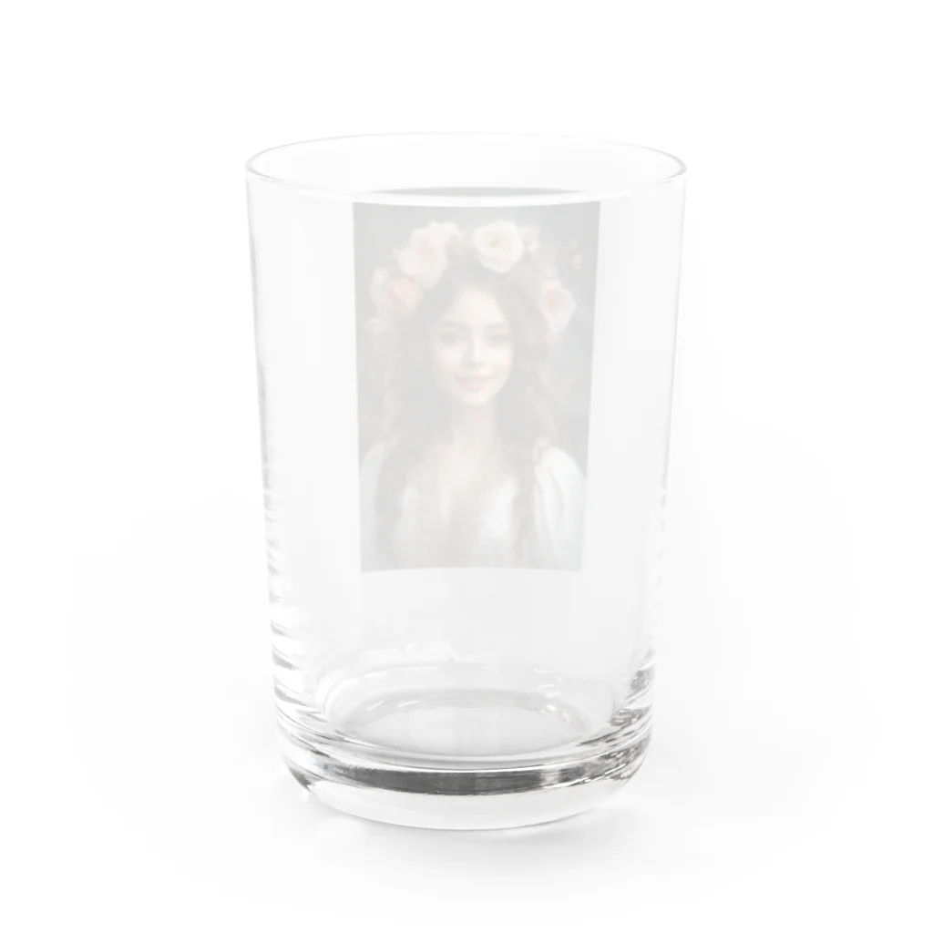 AQUAMETAVERSEの美しい華女神 アメジスト 2046 グラス反対面