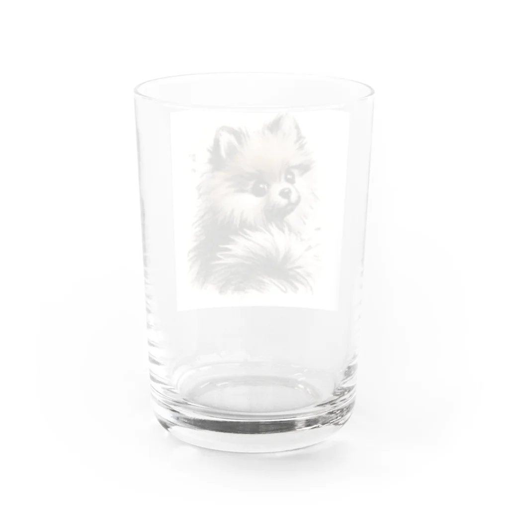 くれよんハウスのくれよんポメ振返り Water Glass :back