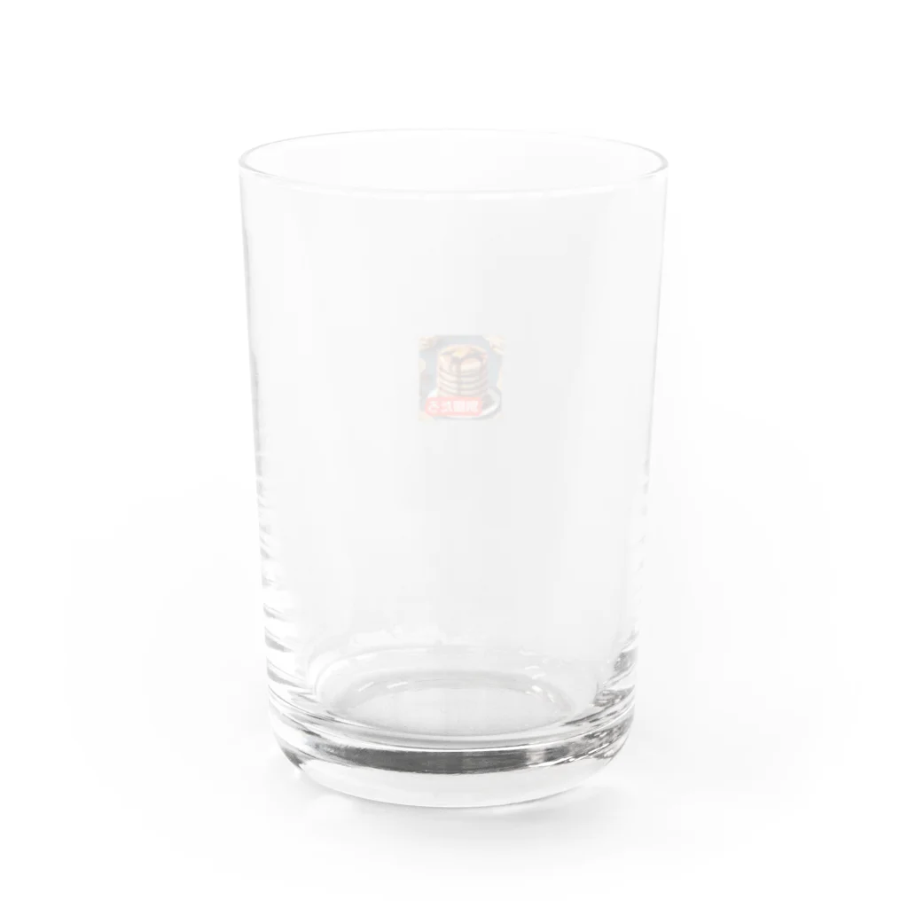 PatriQのホットケーキべすと Water Glass :back