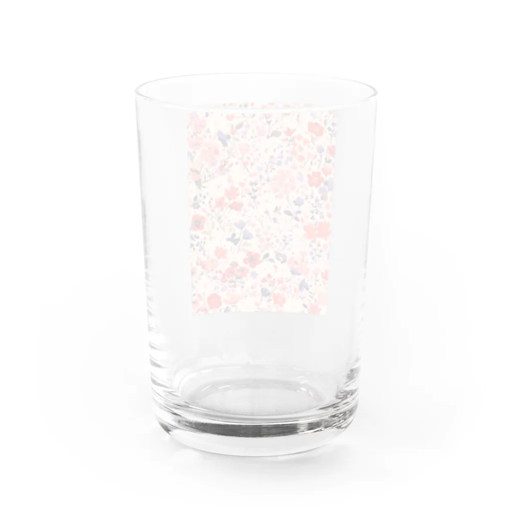 AQUAMETAVERSEの花柄のプリント　なでしこ1478 Water Glass :back