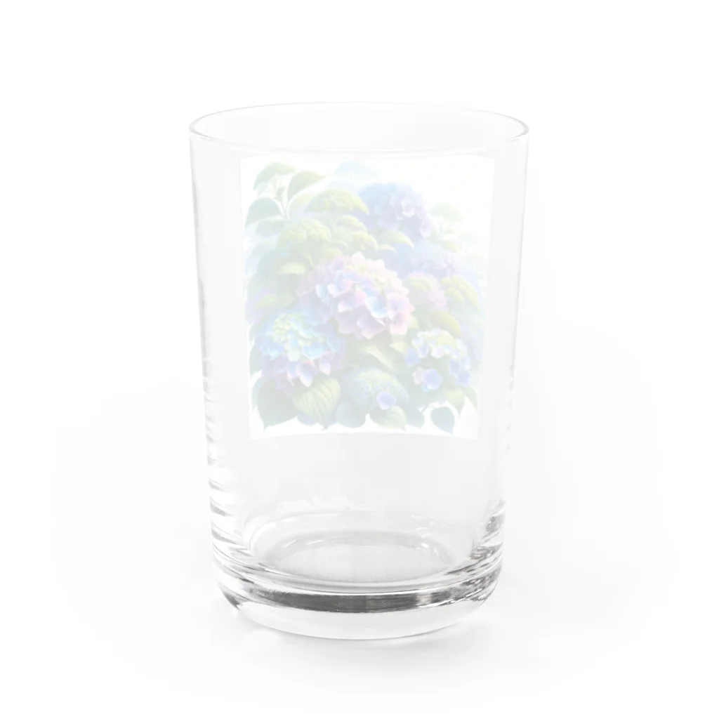 VeiledSageの紫陽花の饗宴 Water Glass :back