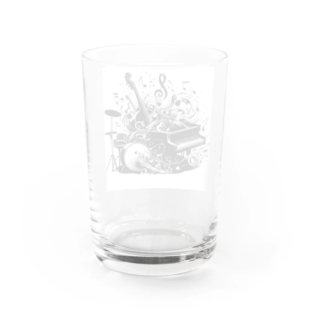 ニュートラルノードの♪Bursting Jazz Water Glass :back