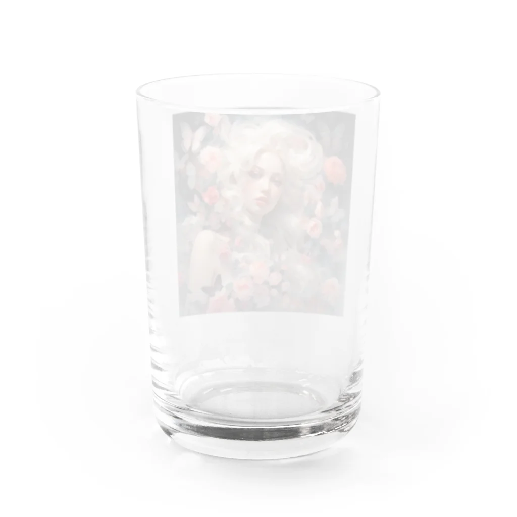 AQUAMETAVERSEの花と美女　なでしこ1478 Water Glass :back