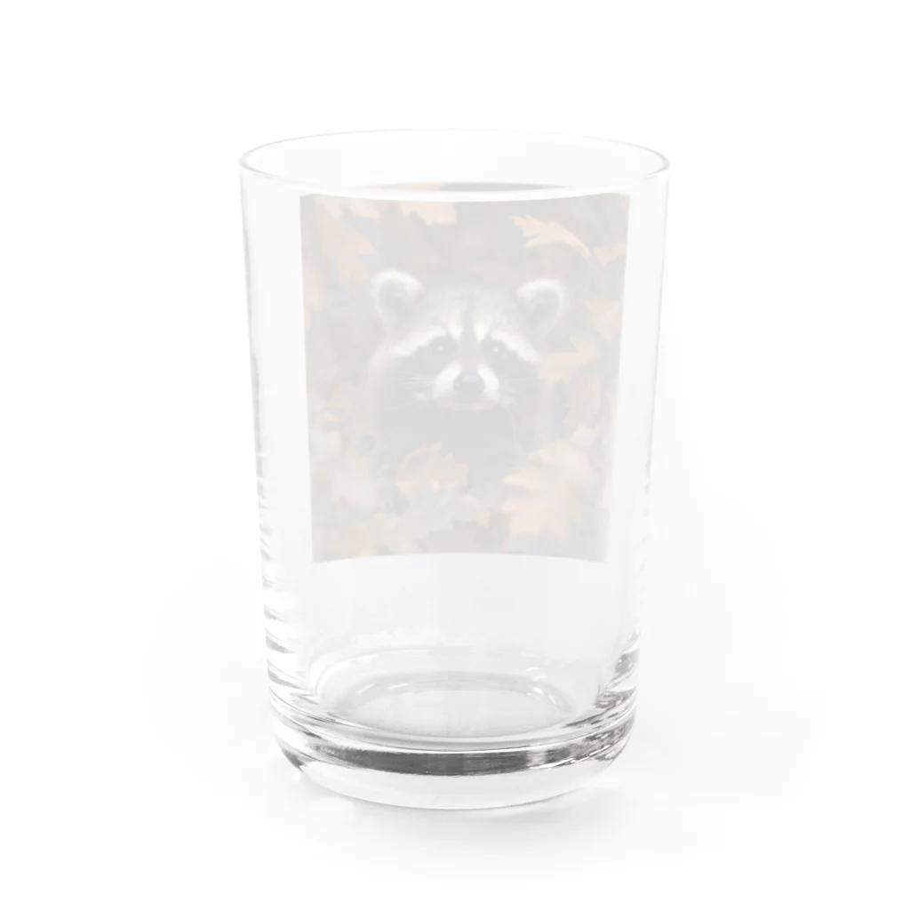 Raccoon Cool PlanetのRaccoon Cool Planet Water Glass :back