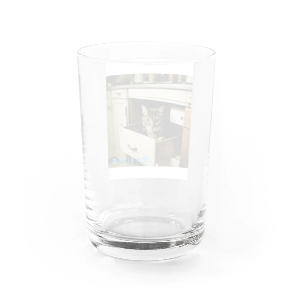 おさけふざけ＠アル中戦隊の隠れるは正義にゃんこ８ Water Glass :back