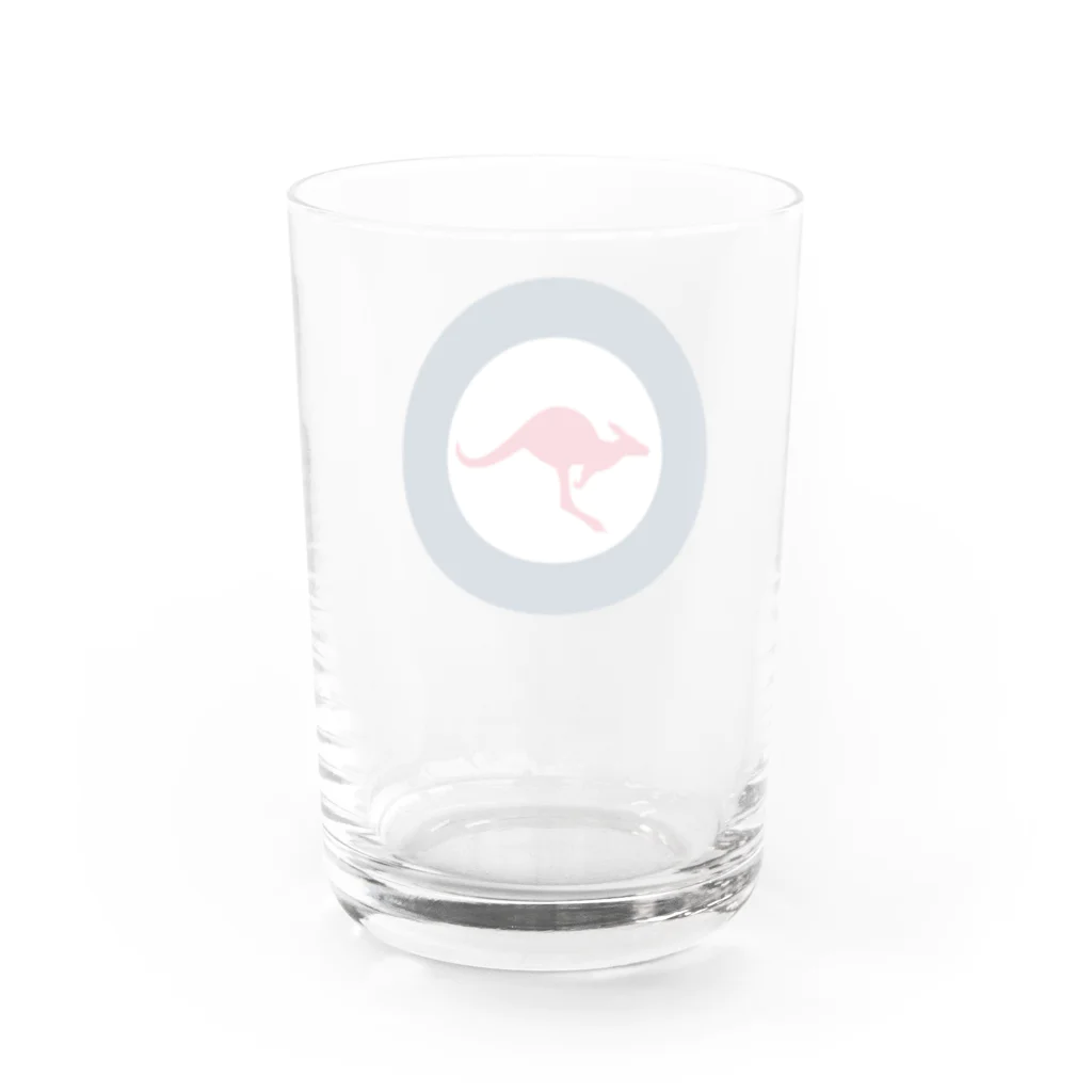 puikkoの国籍マーク　オーストラリア Water Glass :back