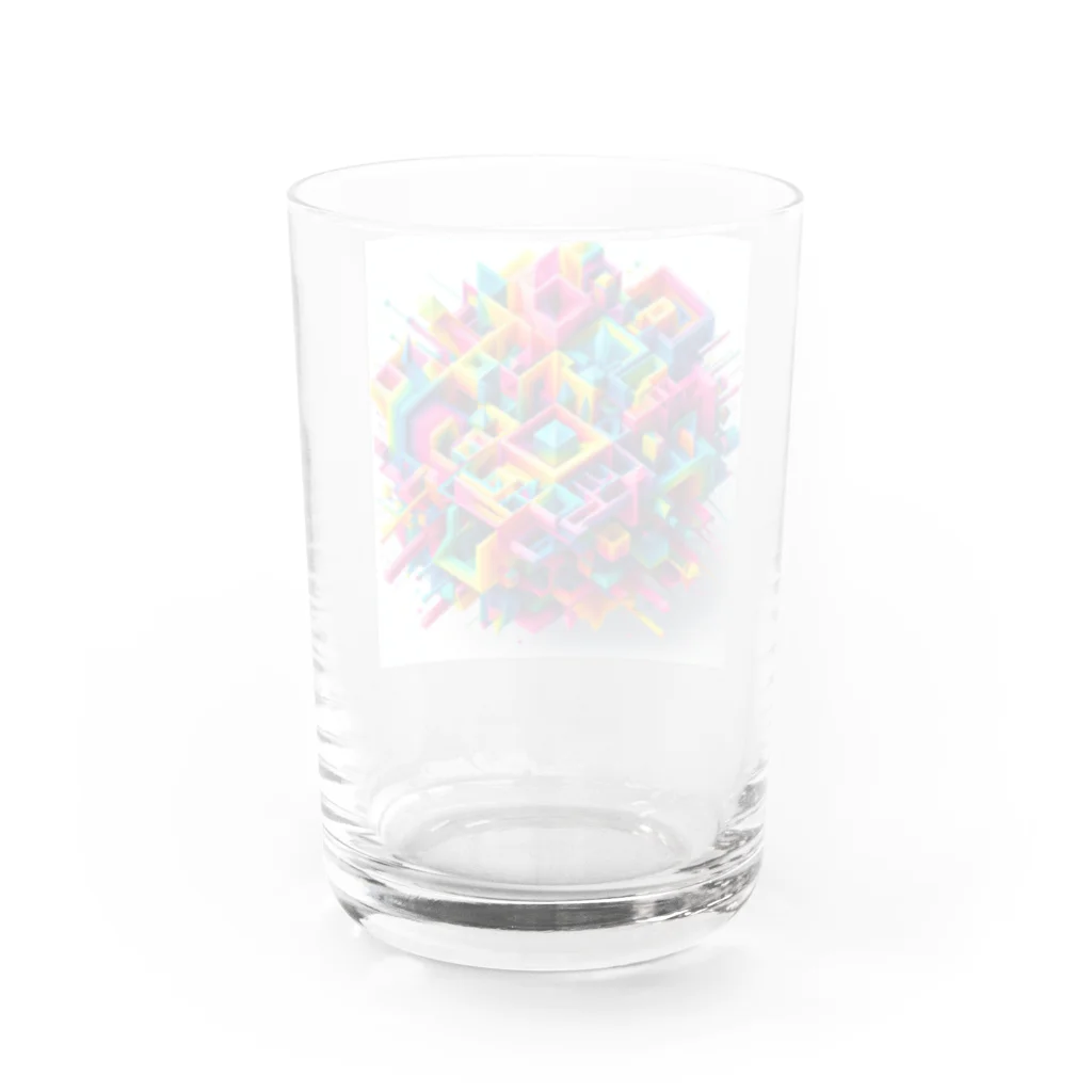 EijiPonの立体 Water Glass :back