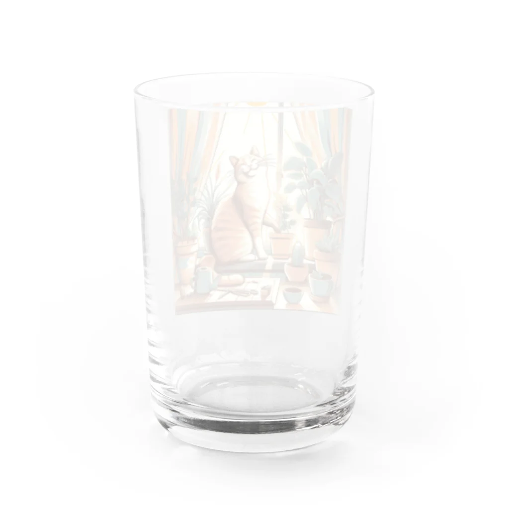 Akiraの猫 Water Glass :back