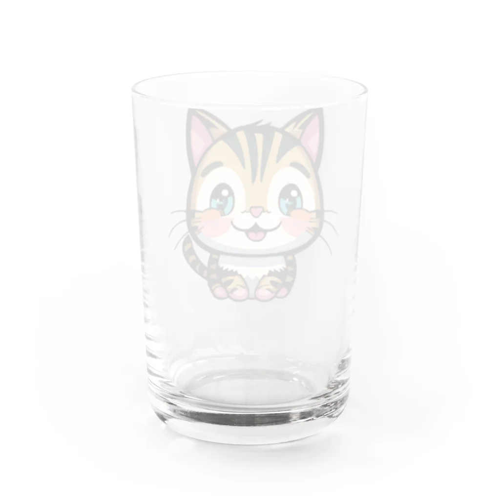 kenny777のトラ子猫 Water Glass :back