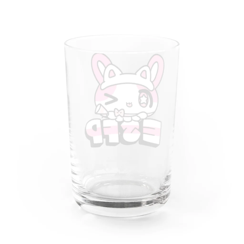 ムラサキゲジゲジのオンラインショップの16性格タコちゃんず ESFP Water Glass :back