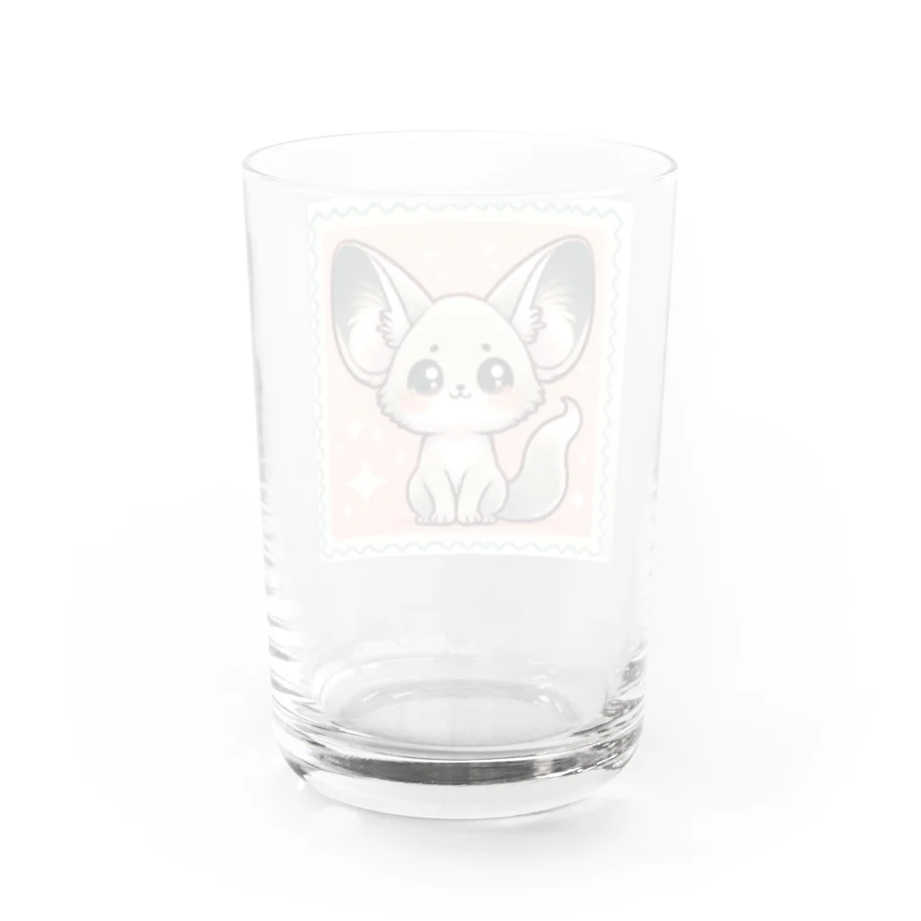 ゆうちゃんNFTいいねの耳長フェネックちゃん21 Water Glass :back