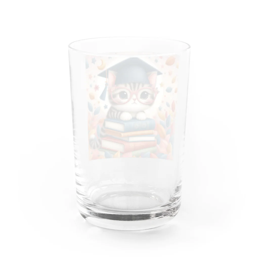 Akiraの猫 Water Glass :back