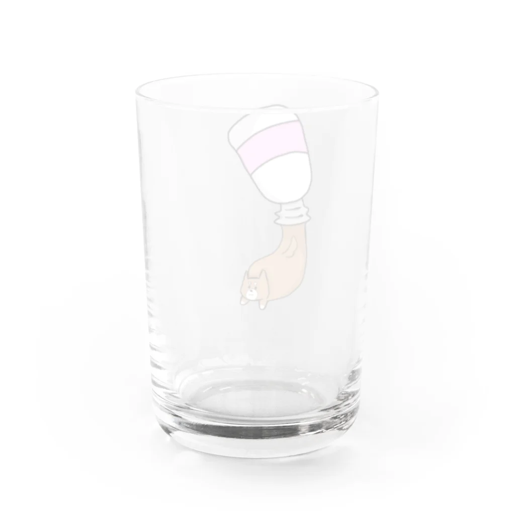 咲川マイゴのチューブわんこ Water Glass :back