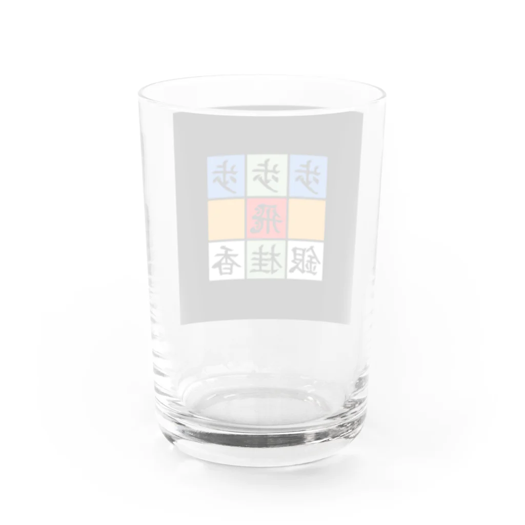 SaltRibbonのSaltRibbonのロゴ Water Glass :back