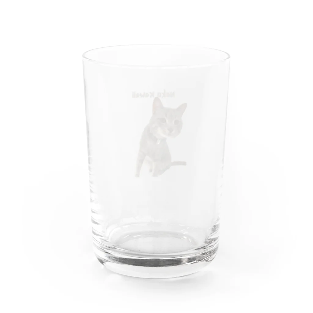 ちびまるゆっけのきなことこま Water Glass :back