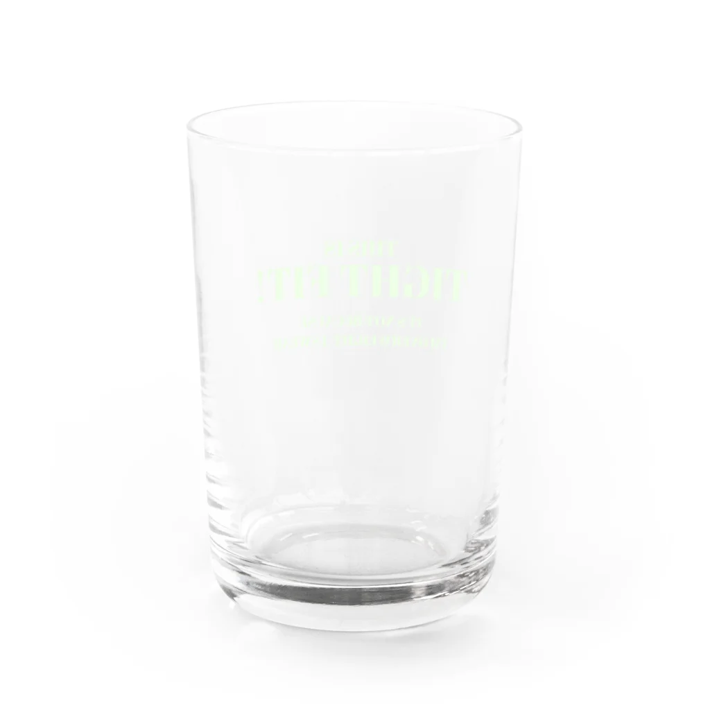 kazu_gのこれはタイトフィットです!太ってるからじゃないよ! Water Glass :back