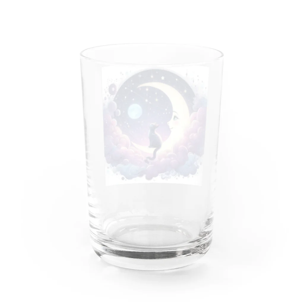 パープルルームのこの仕草可愛い Water Glass :back