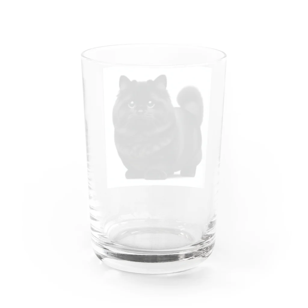 しょっぷトミィの黒猫 Water Glass :back