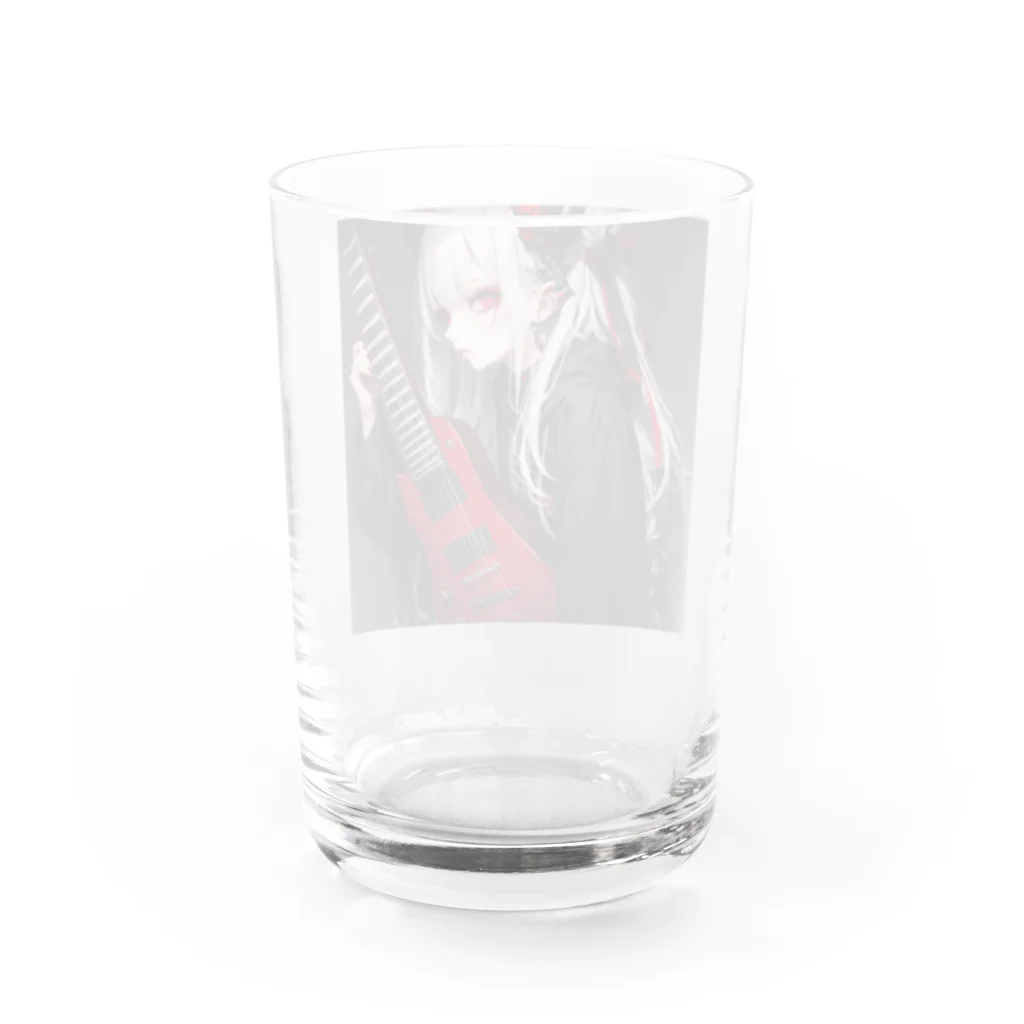 ハルリボン猫の血のギタリスト Water Glass :back