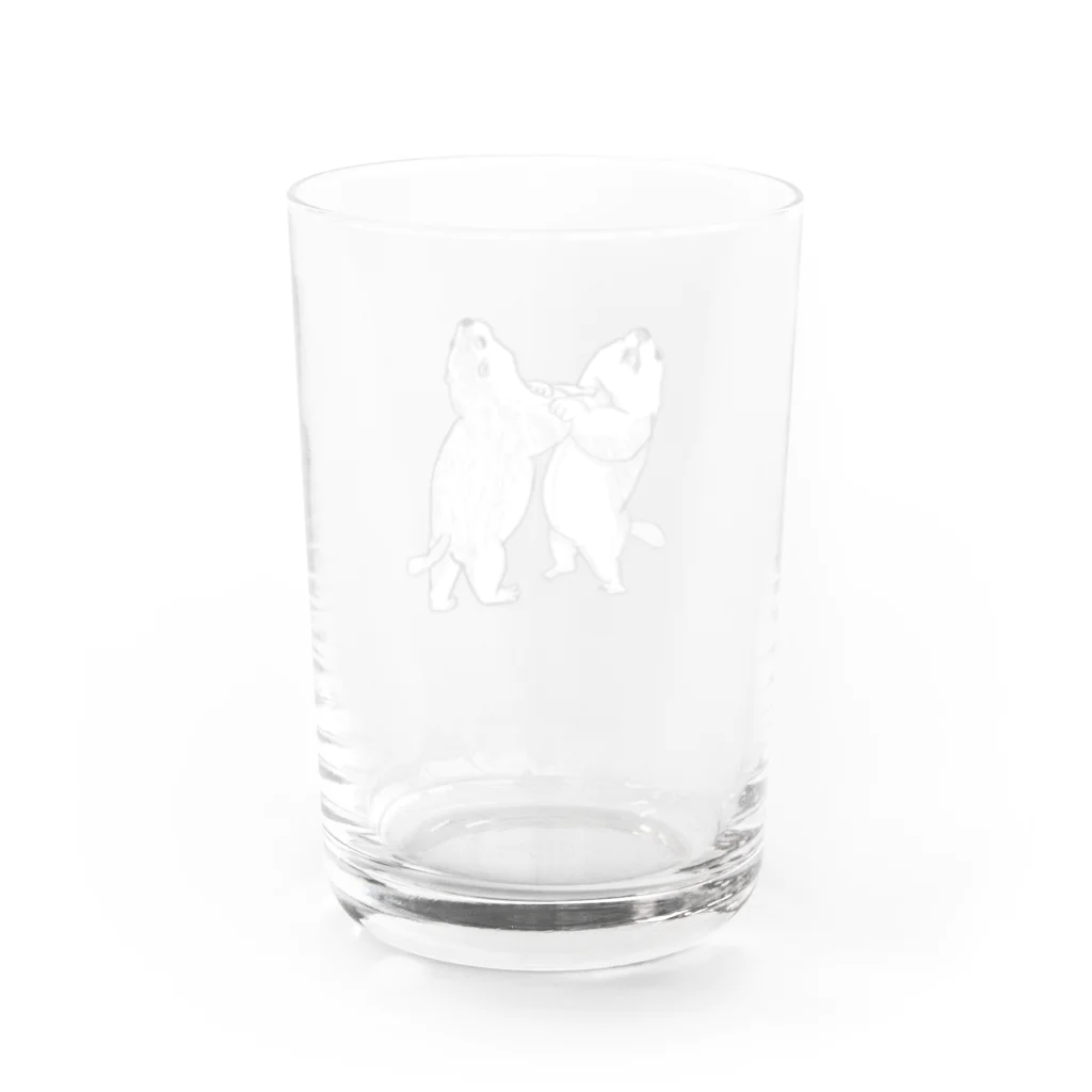 marmot addict ［マーモット中毒］のマーモット相撲 Water Glass :back