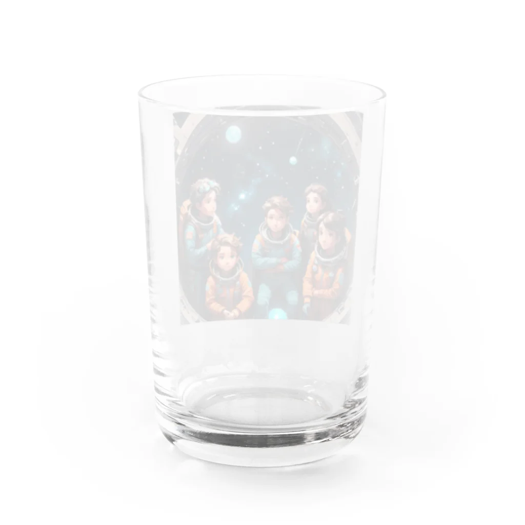 Makurahaの未来を切り拓く子供たち Water Glass :back