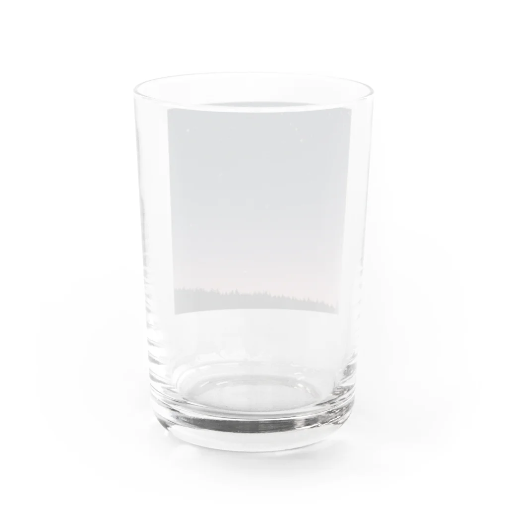 Chama's shopの星空 Water Glass :back