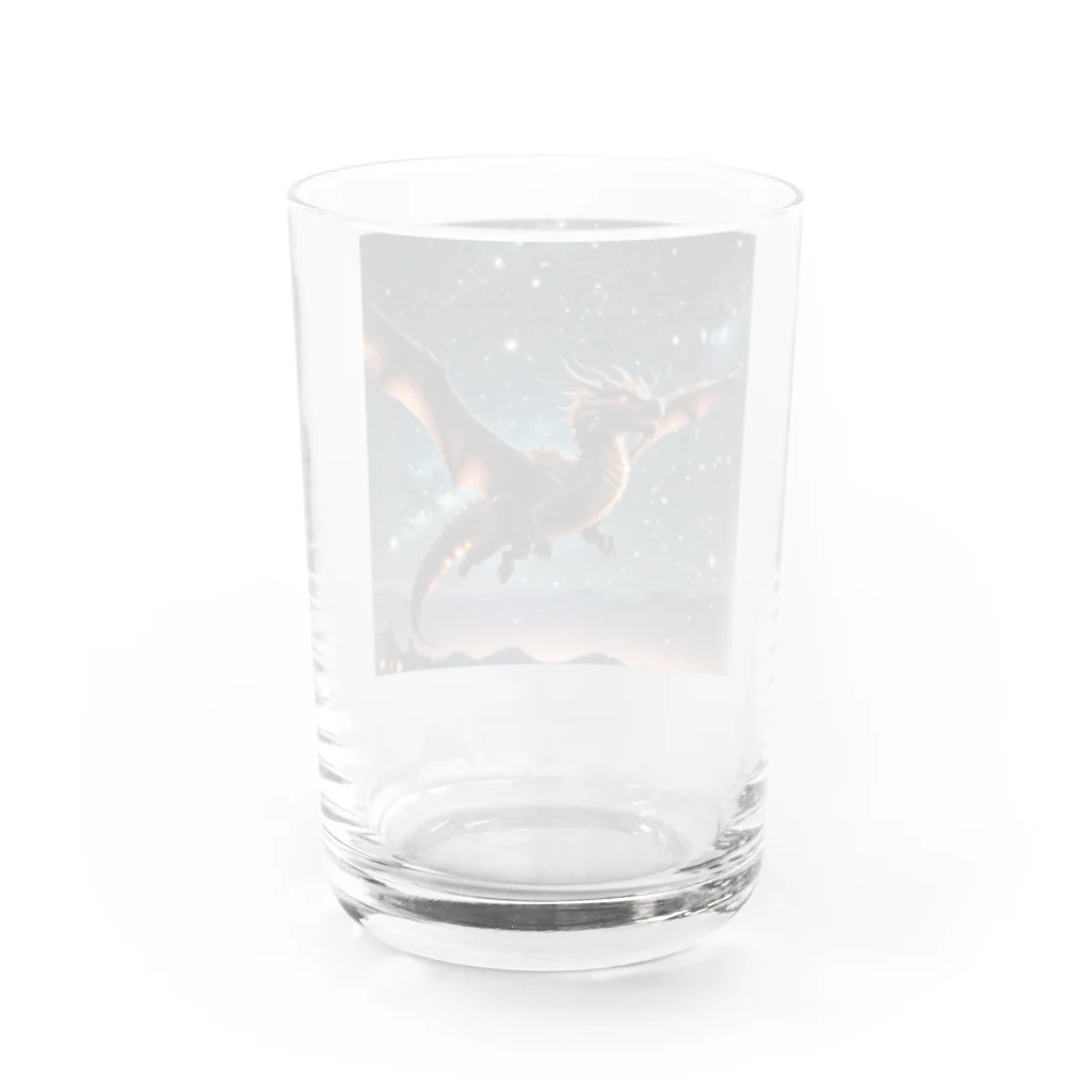 幻想都市の明星のドラゴン Water Glass :back