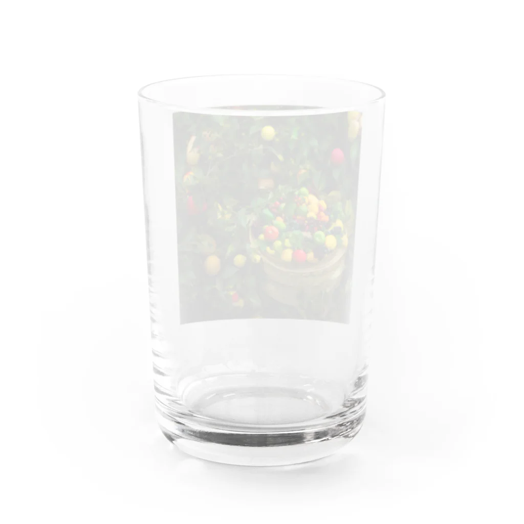 million-mindの大地の恵み Water Glass :back