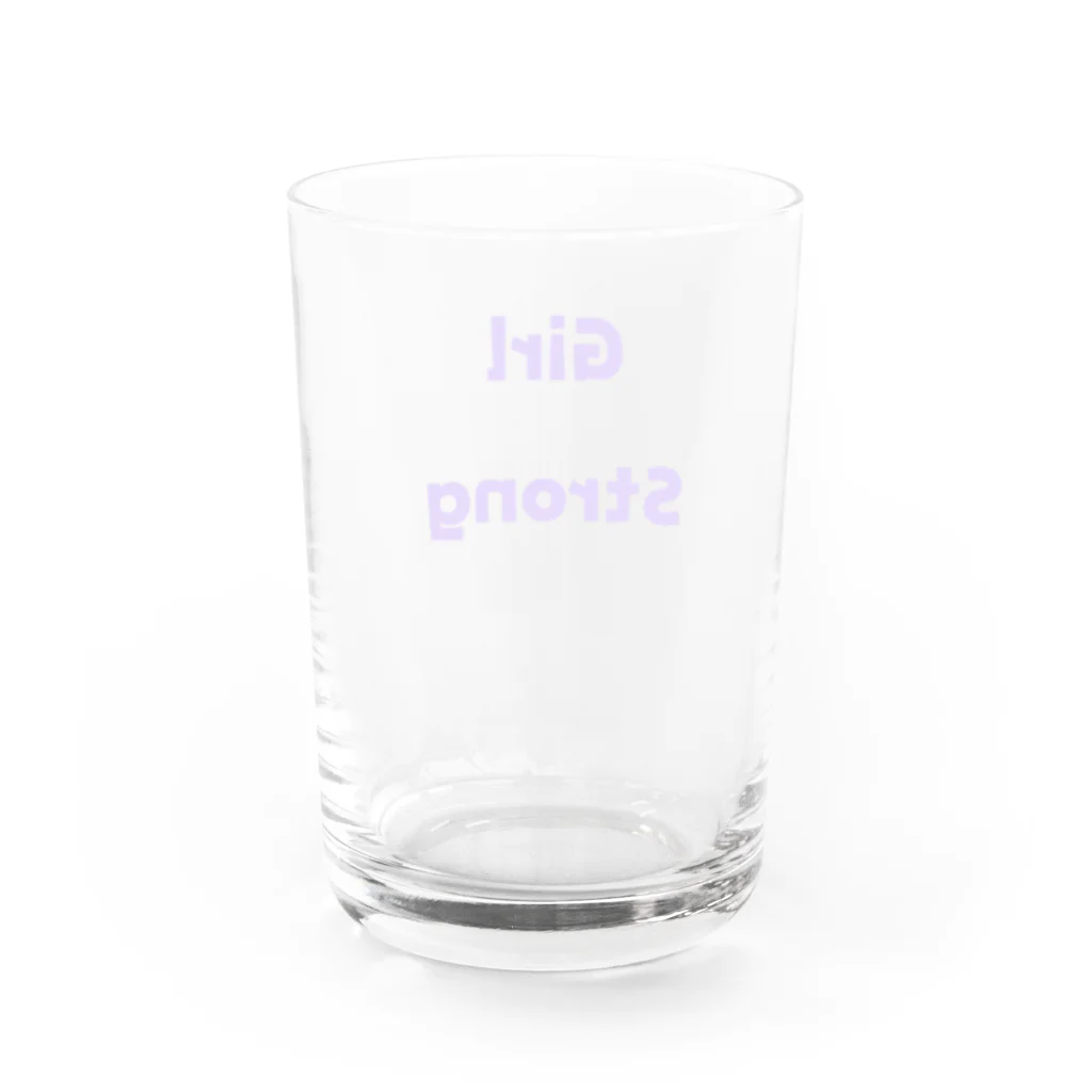 あい・まい・みぃのGirl Strong-強い女性を表す言葉 Water Glass :back